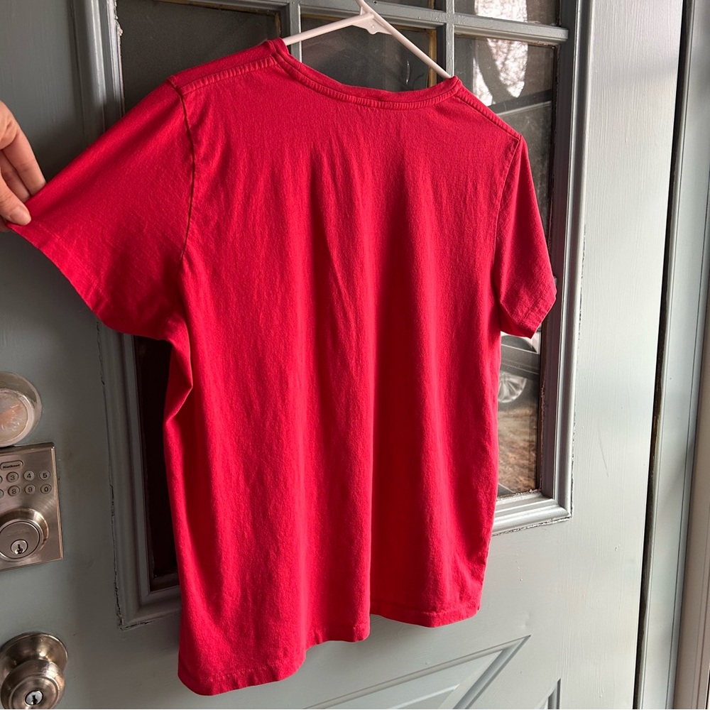 Polo Ralph Lauren Jersey Crewneck Classic Fit Tee Shirt Short Sleeve Red Boys XL - Picture 4 of 10
